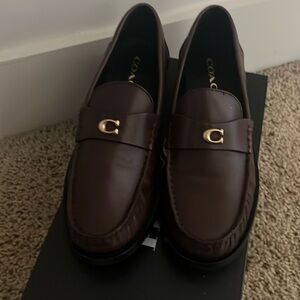 Women’s Coach Signature Leather Loafers
